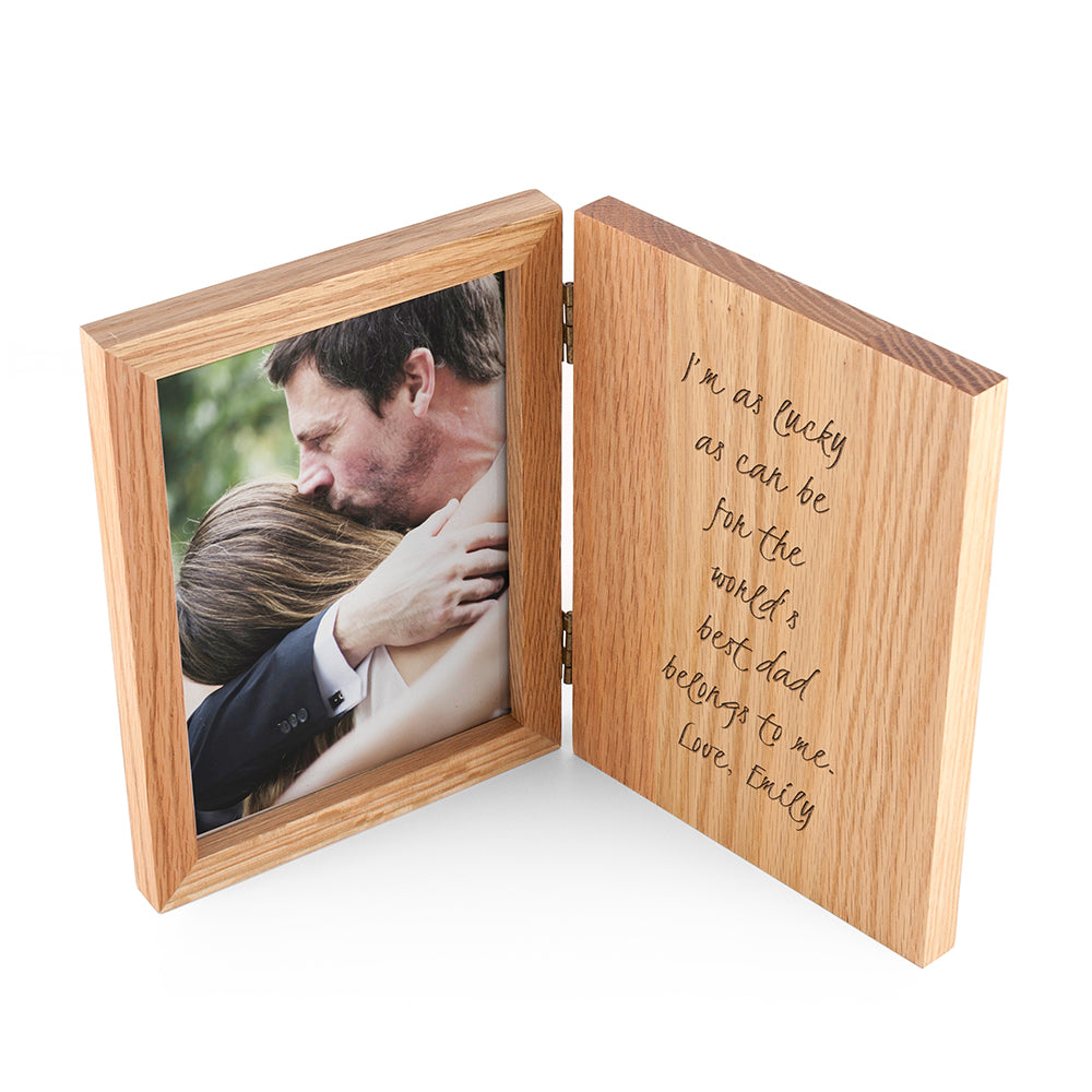 Engraved Book Photo Frame - treat-republic