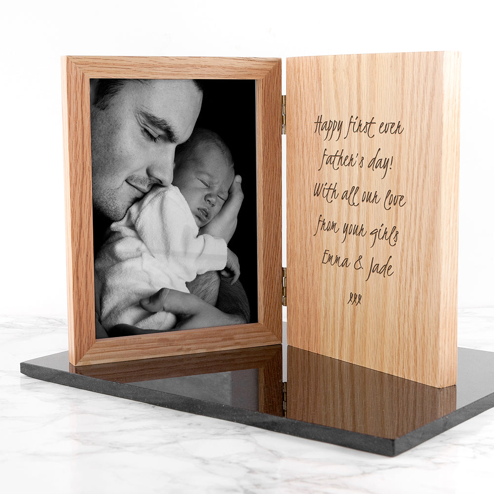 Engraved Book Photo Frame - treat-republic