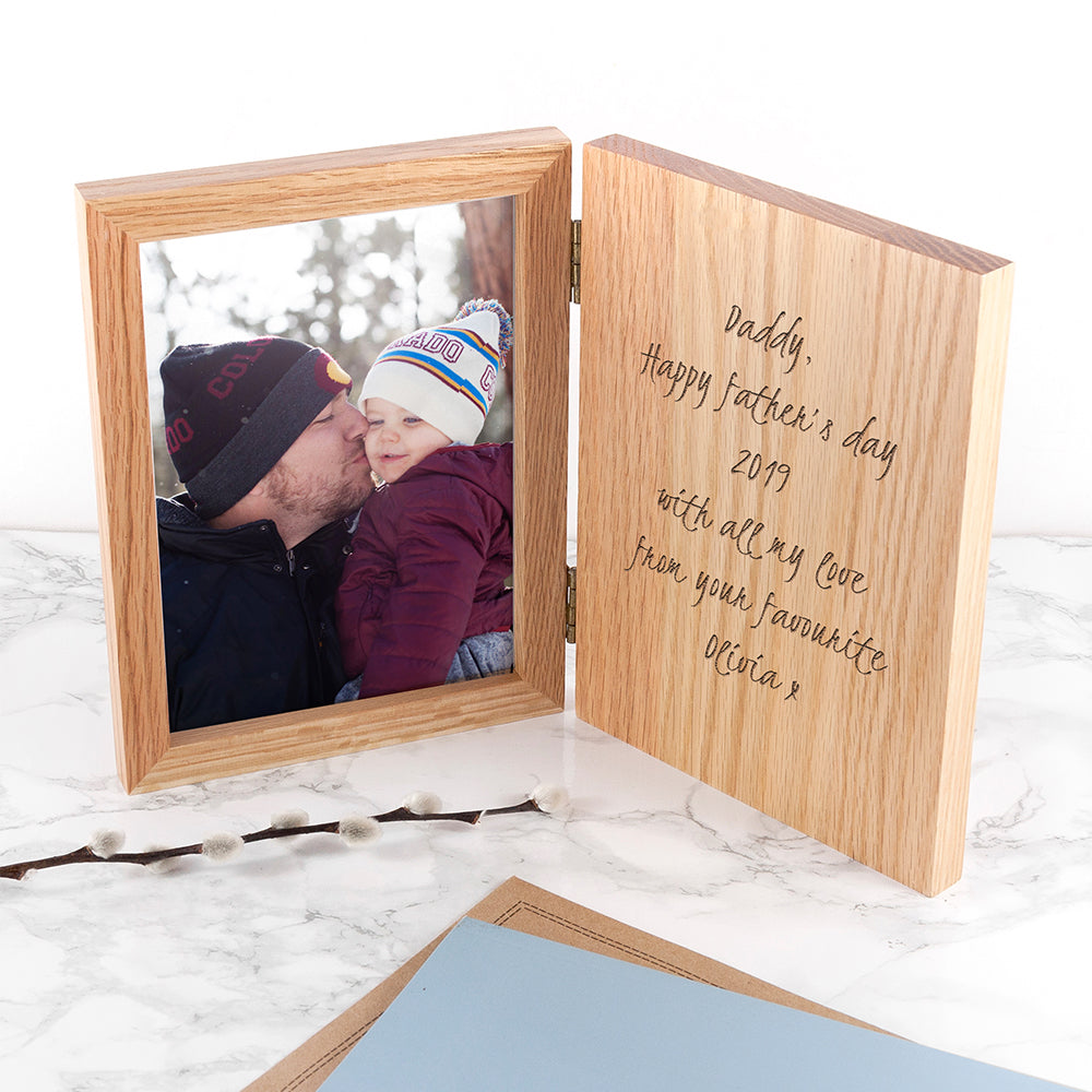 Engraved Book Photo Frame - treat-republic