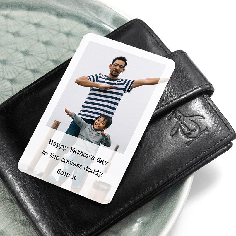 Personalised Dad's Photo Wallet Keepsake - treat-republic