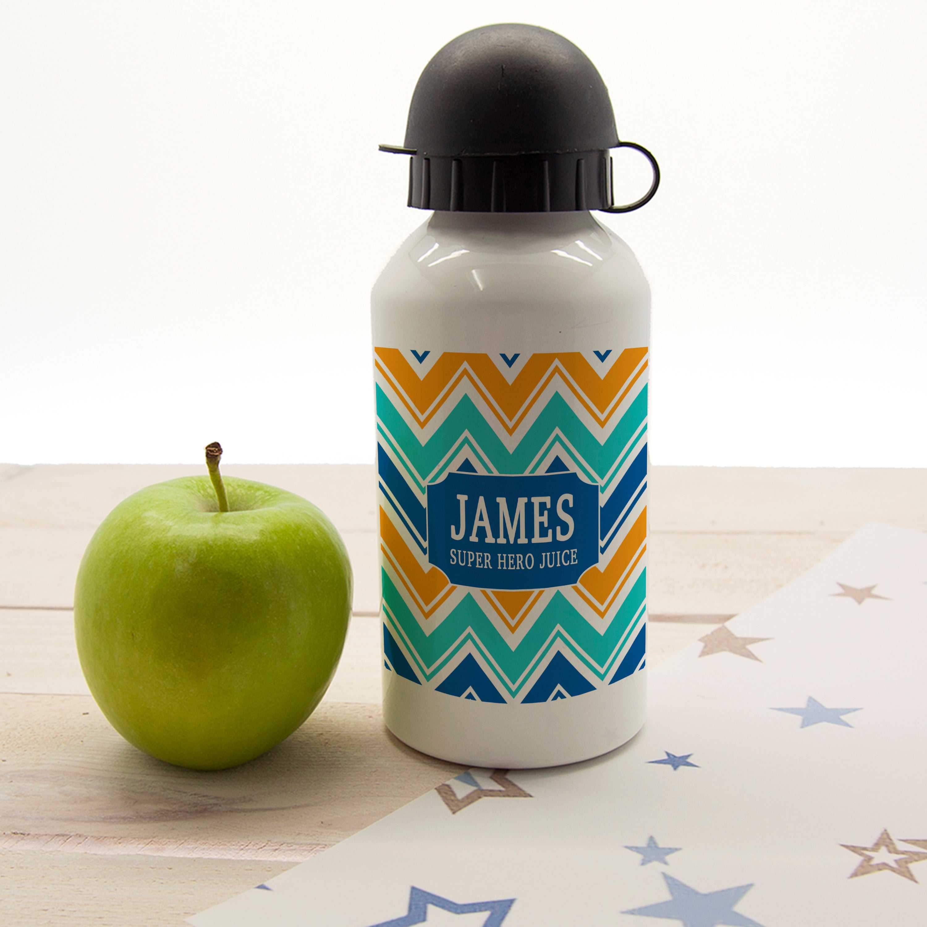 Boys Super Hero Juice Personalised Water Bottle - treat-republic