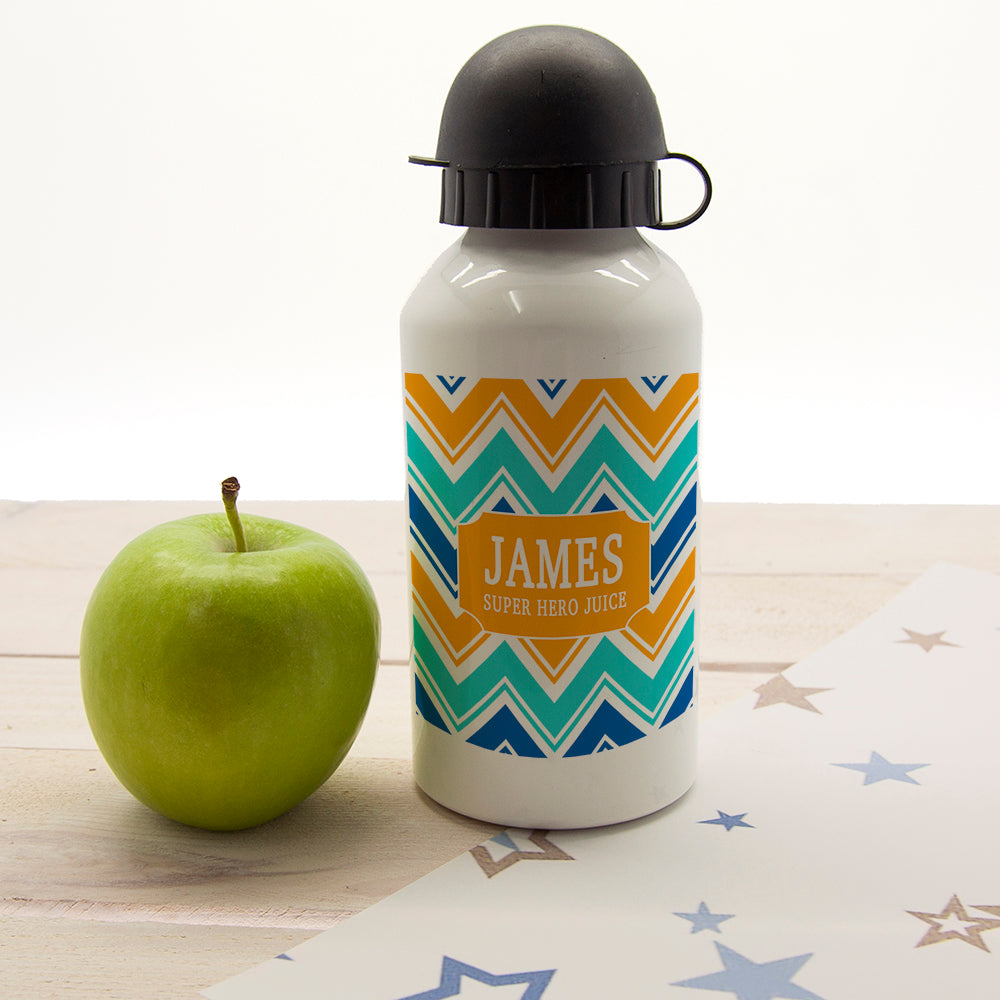 Boys Super Hero Juice Personalised Water Bottle - treat-republic