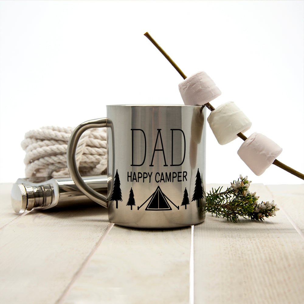 Dad's Happy Camper Outdoor Mug - treat-republic