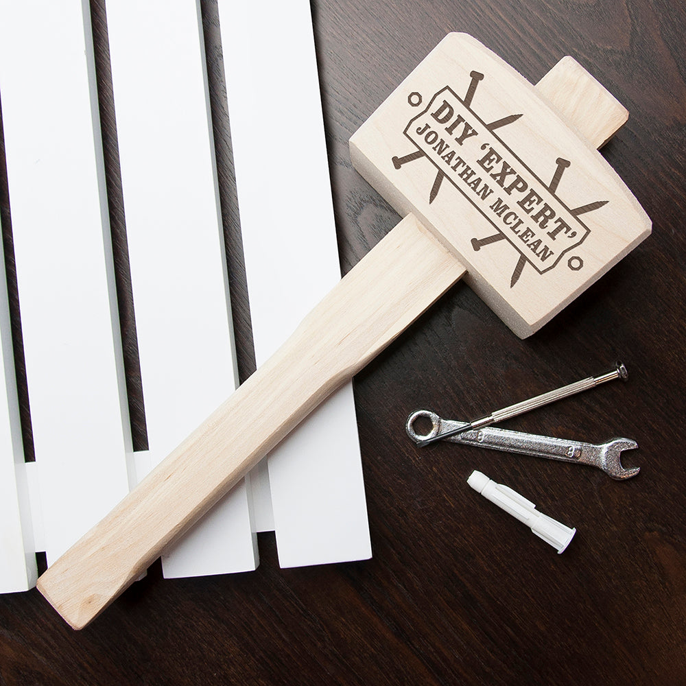 DIY 'Expert' Personalised Wooden Mallet - treat-republic