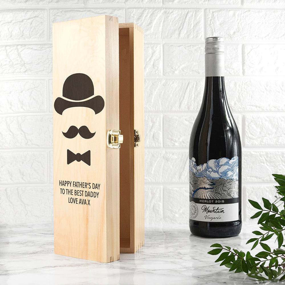 Gentleman Dad's Wine Box - treat-republic
