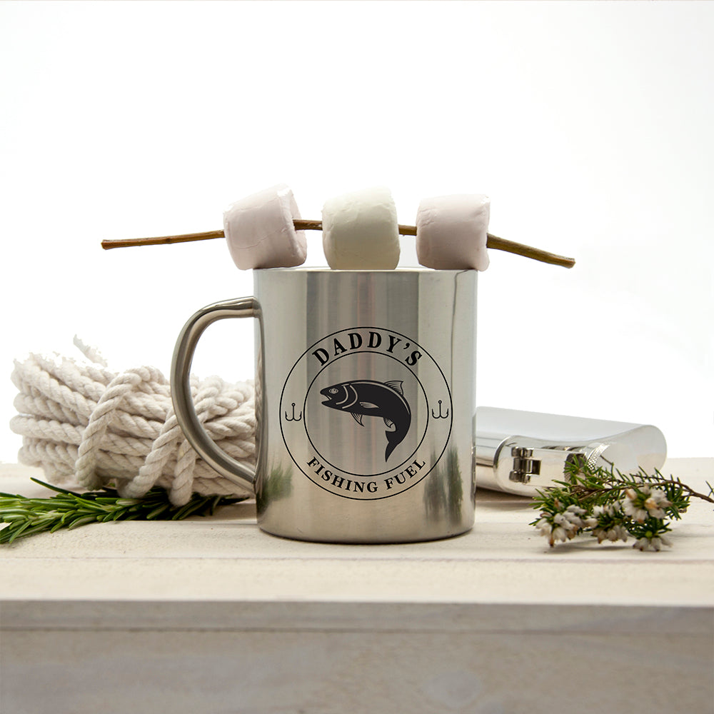 Gentlemen's Fishing Fuel Outdoor Mug - treat-republic