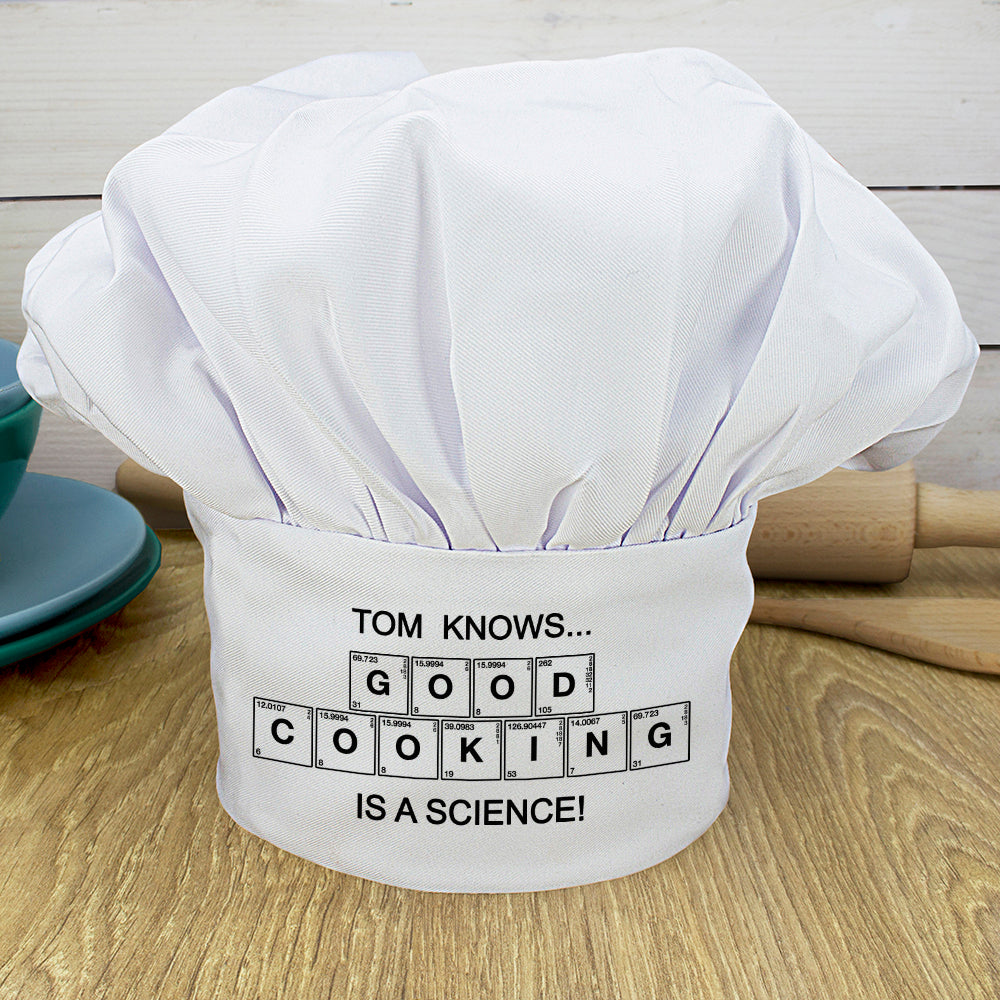 Good Cooking Is Science Chef Hat - treat-republic