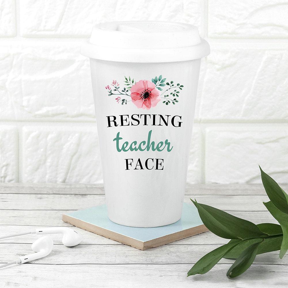 Personalised Teacher's Fuel Travel Mug - treat-republic