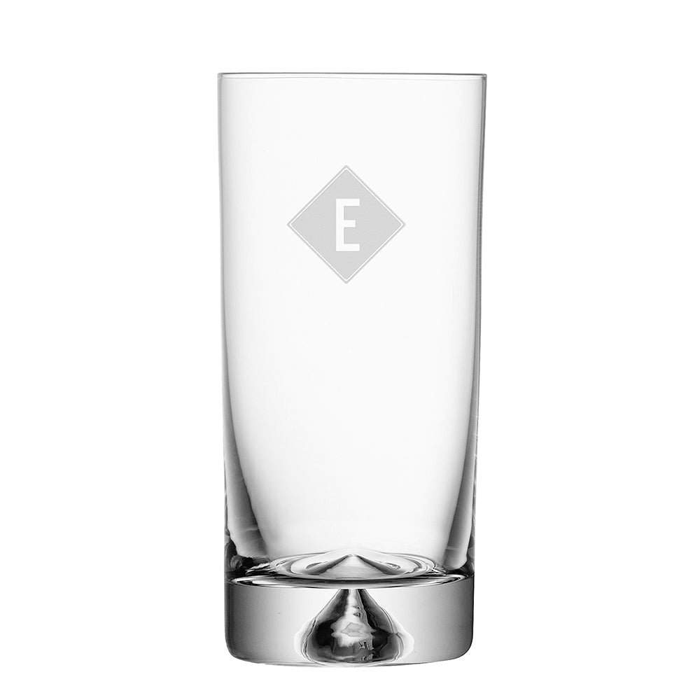Monogrammed Pyramid Highball - treat-republic