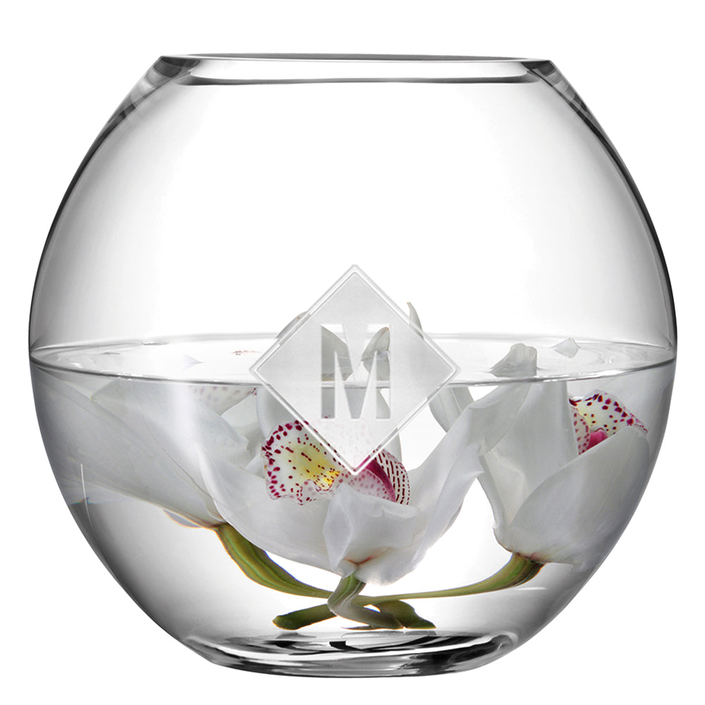 LSA Monogrammed Round Vase - treat-republic