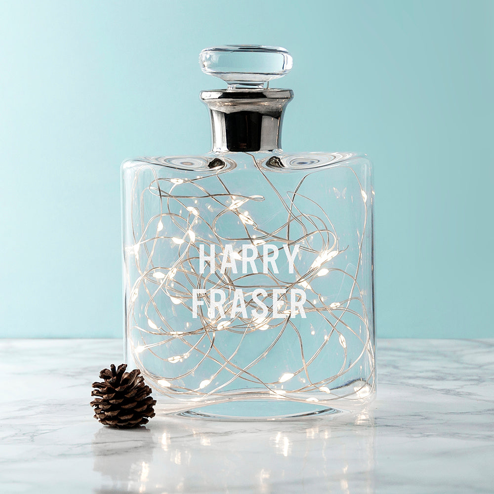 LSA Personalised Platinum Necked Decanter - treat-republic