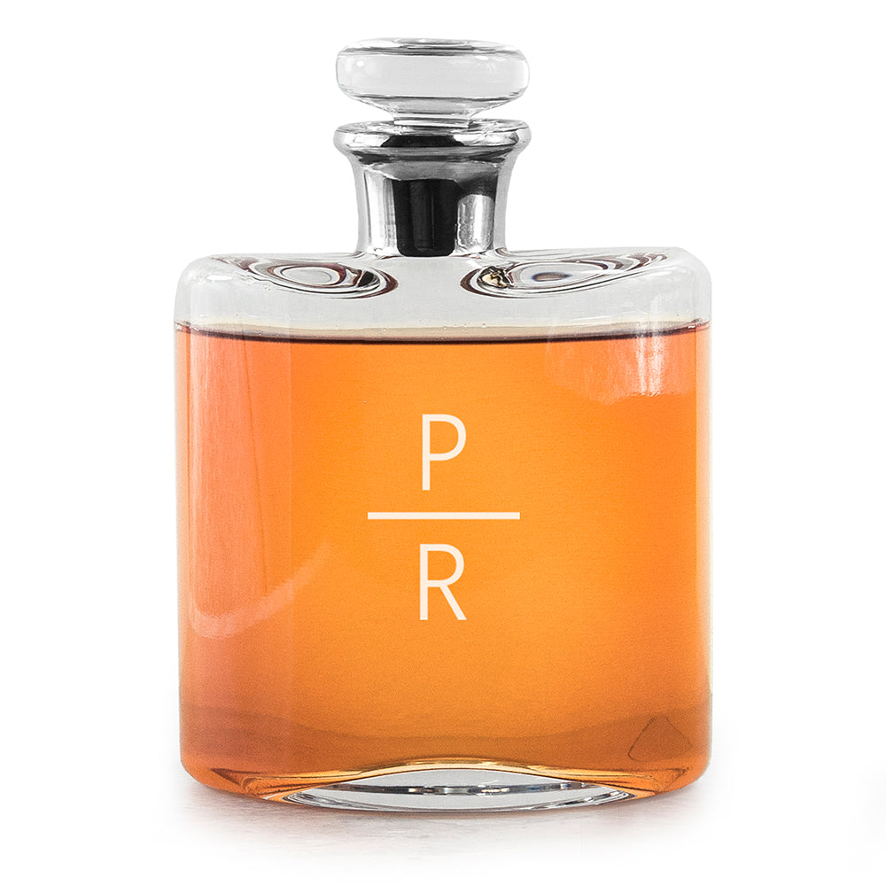 LSA Monogrammed Platinum Necked Decanter - treat-republic