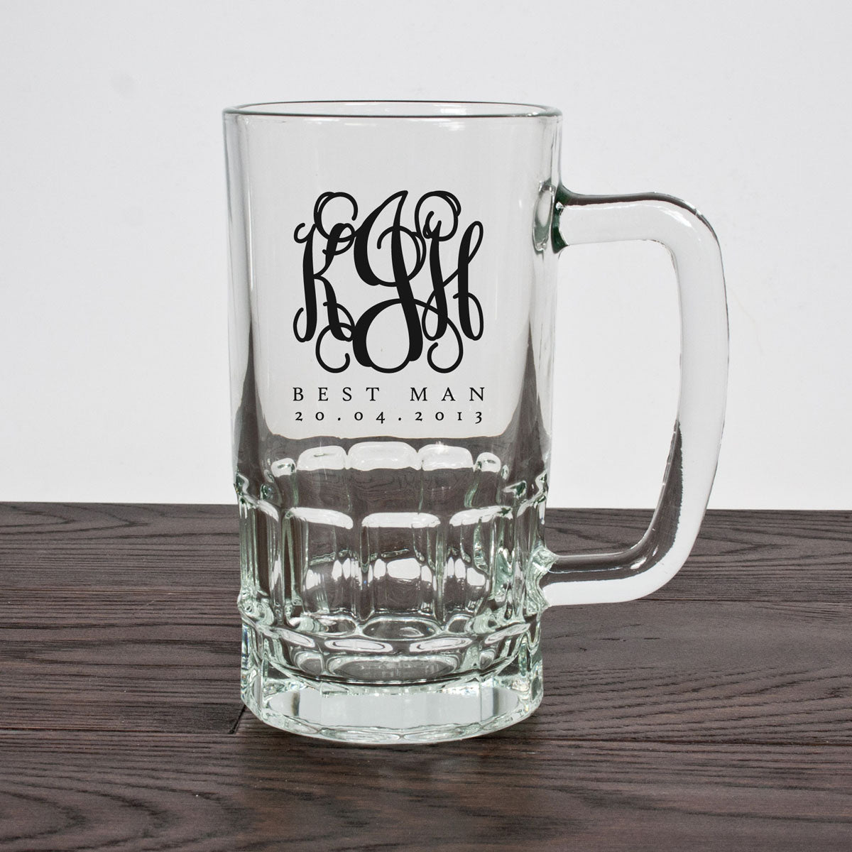 Monogrammed Best Man Tankard - treat-republic