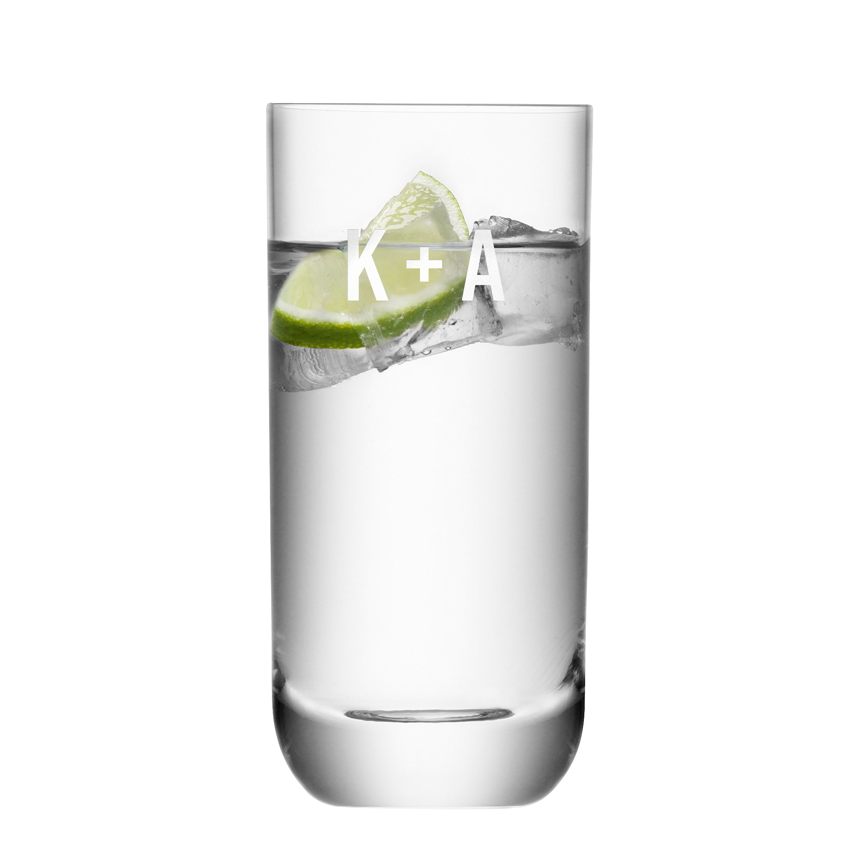 Monogrammed Hamilton Highball Glass - treat-republic