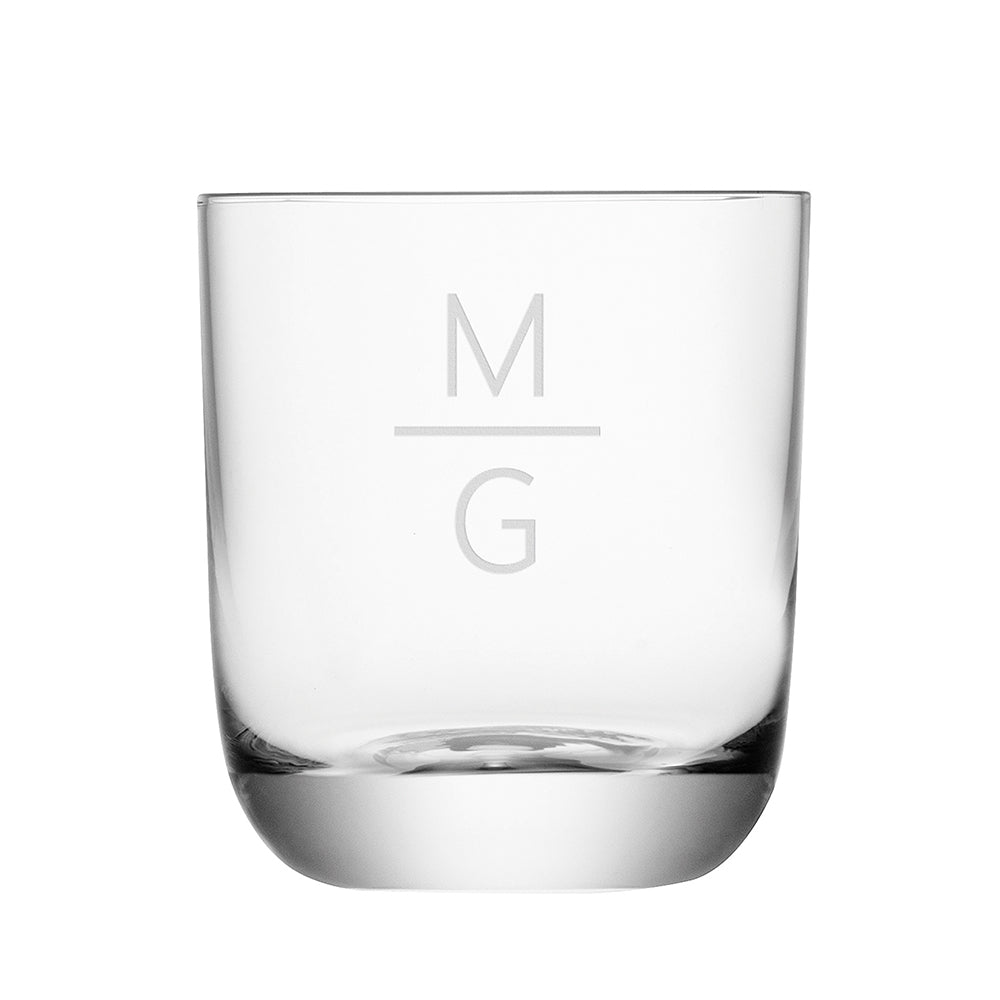 Monogrammed Hamilton Whiskey Tumbler - treat-republic