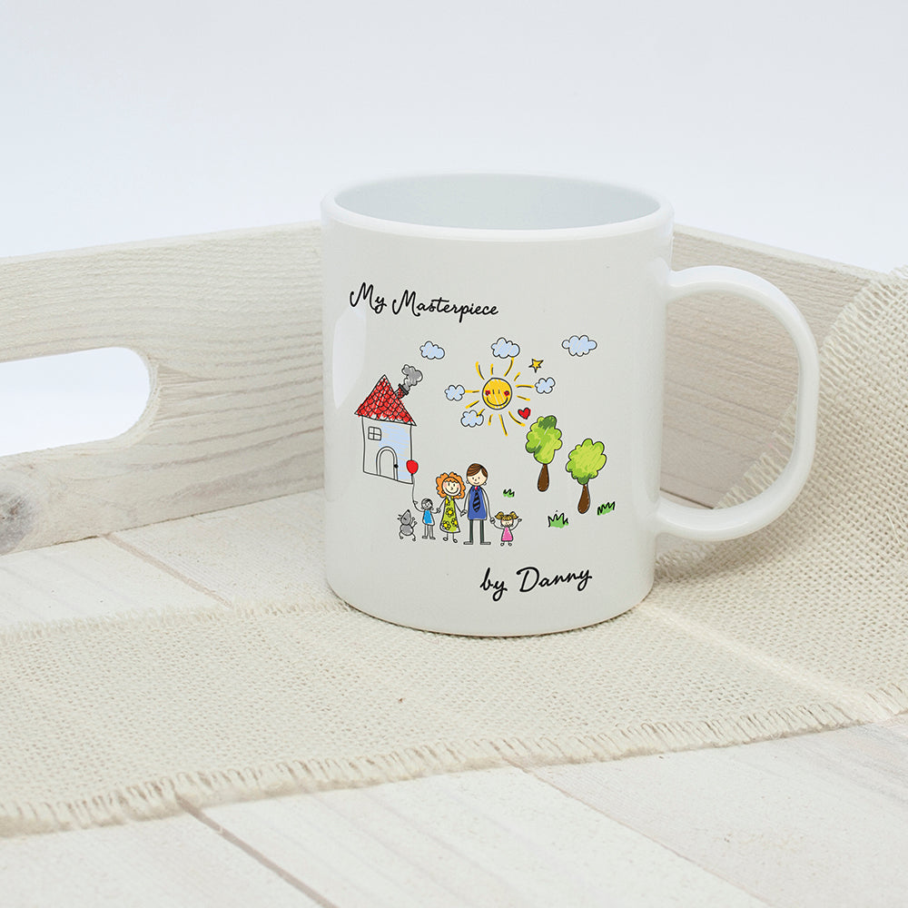 My Mini Masterpiece Personalised Artwork Unbreakable Child's Mug - treat-republic
