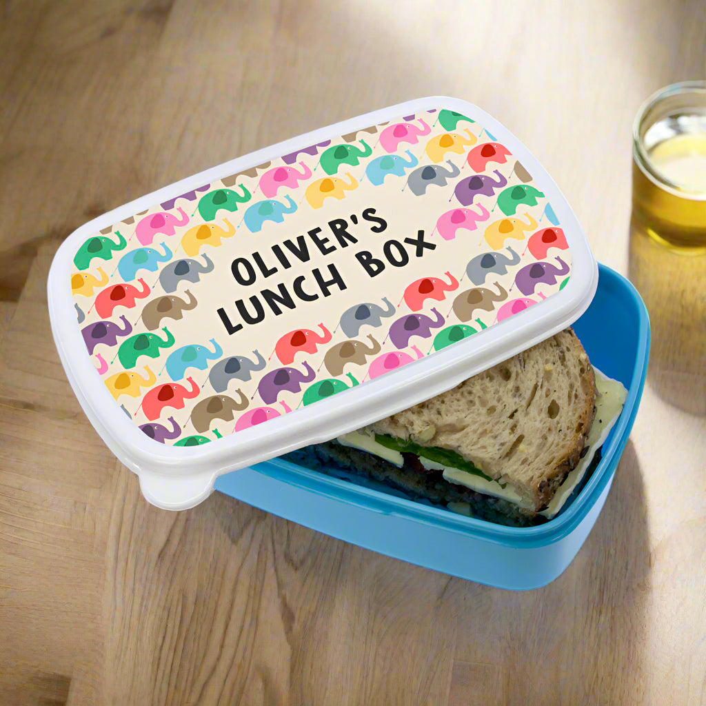 Patchwork Elephants Lunch Box - treat-republic