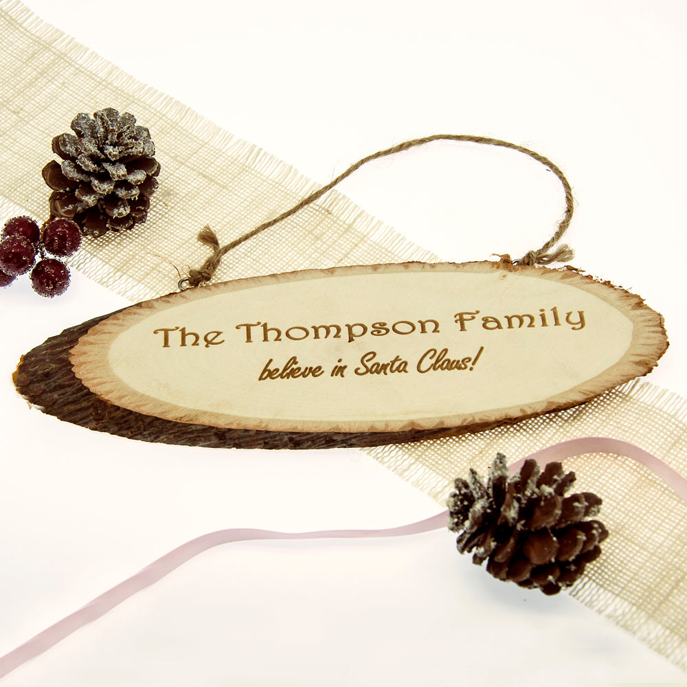 We Believe In Christmas Wooden Sign - treat-republic