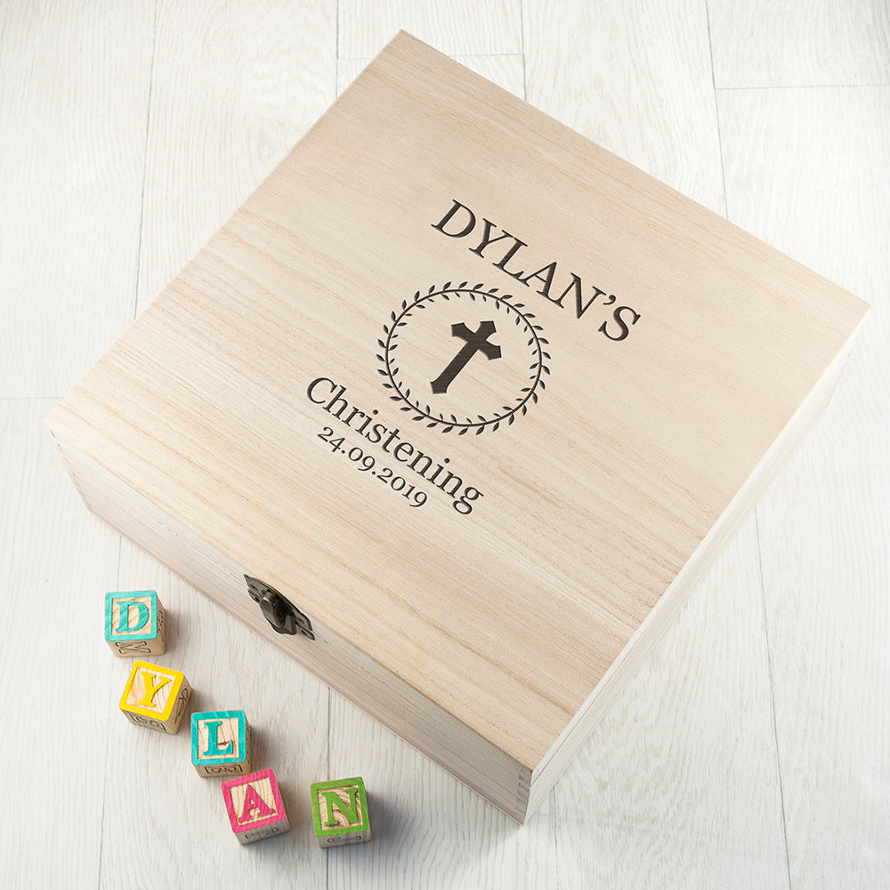 Christening Memory Box - treat-republic