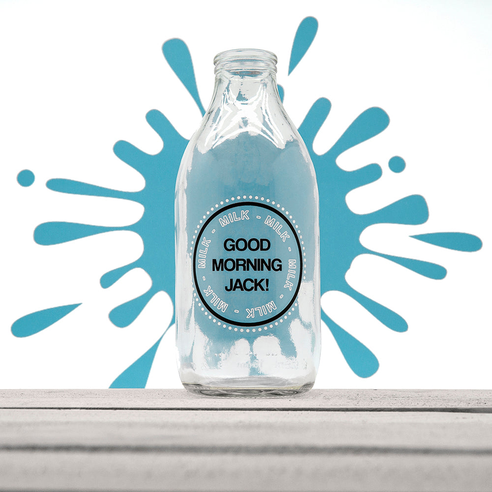 Good Morning Little One Milk Bottle & Straw - treat-republic