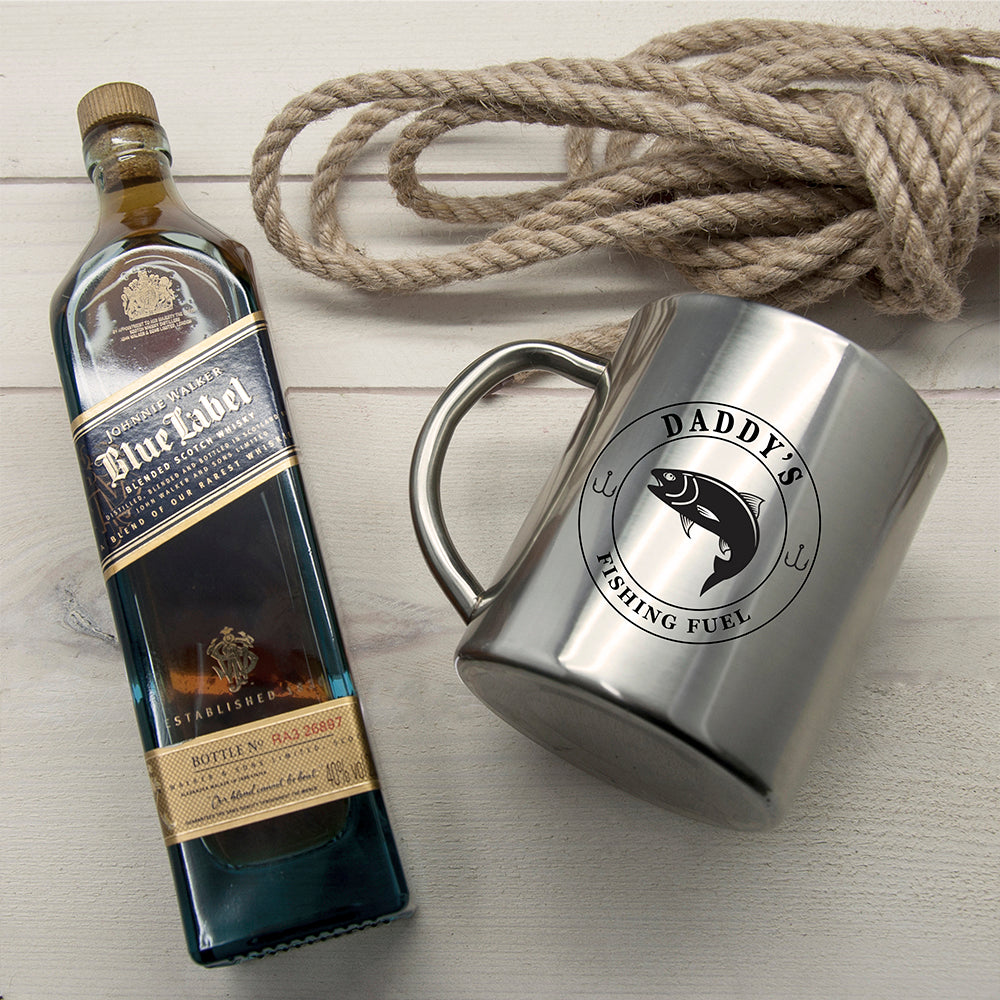 Gentlemen's Fishing Fuel Outdoor Mug - treat-republic