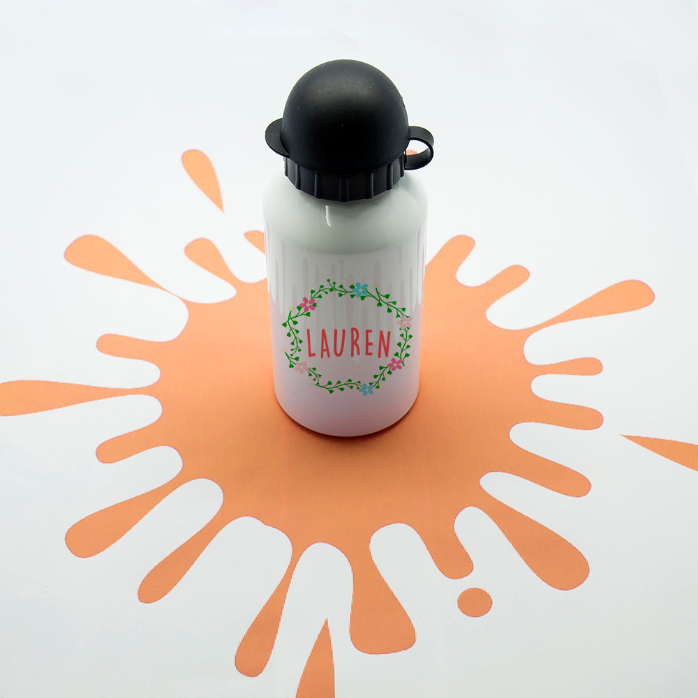 Kids Wreath Festival Water Bottle - treat-republic