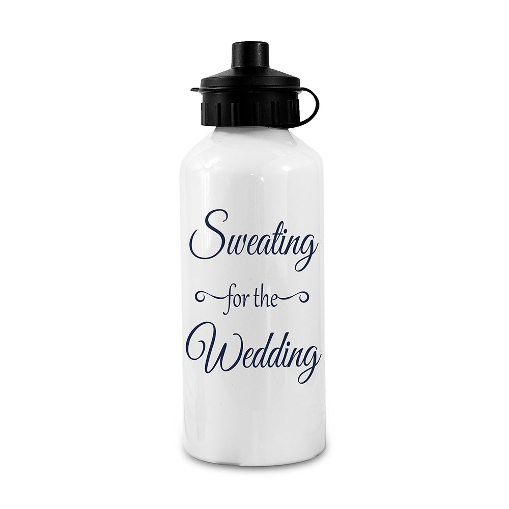 Sweating For The Wedding Personalised Water Bottle - treat-republic