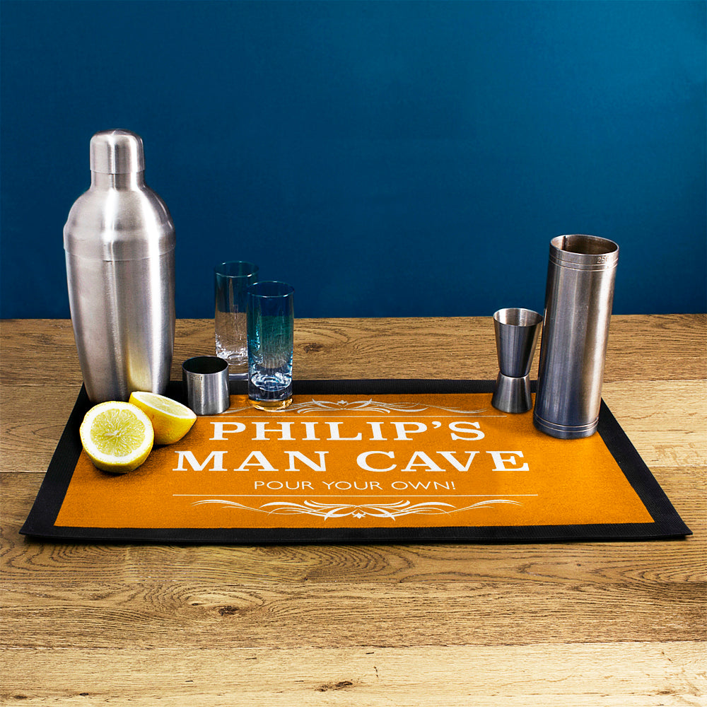 Gentlemen's Man Cave Bar Mat - treat-republic