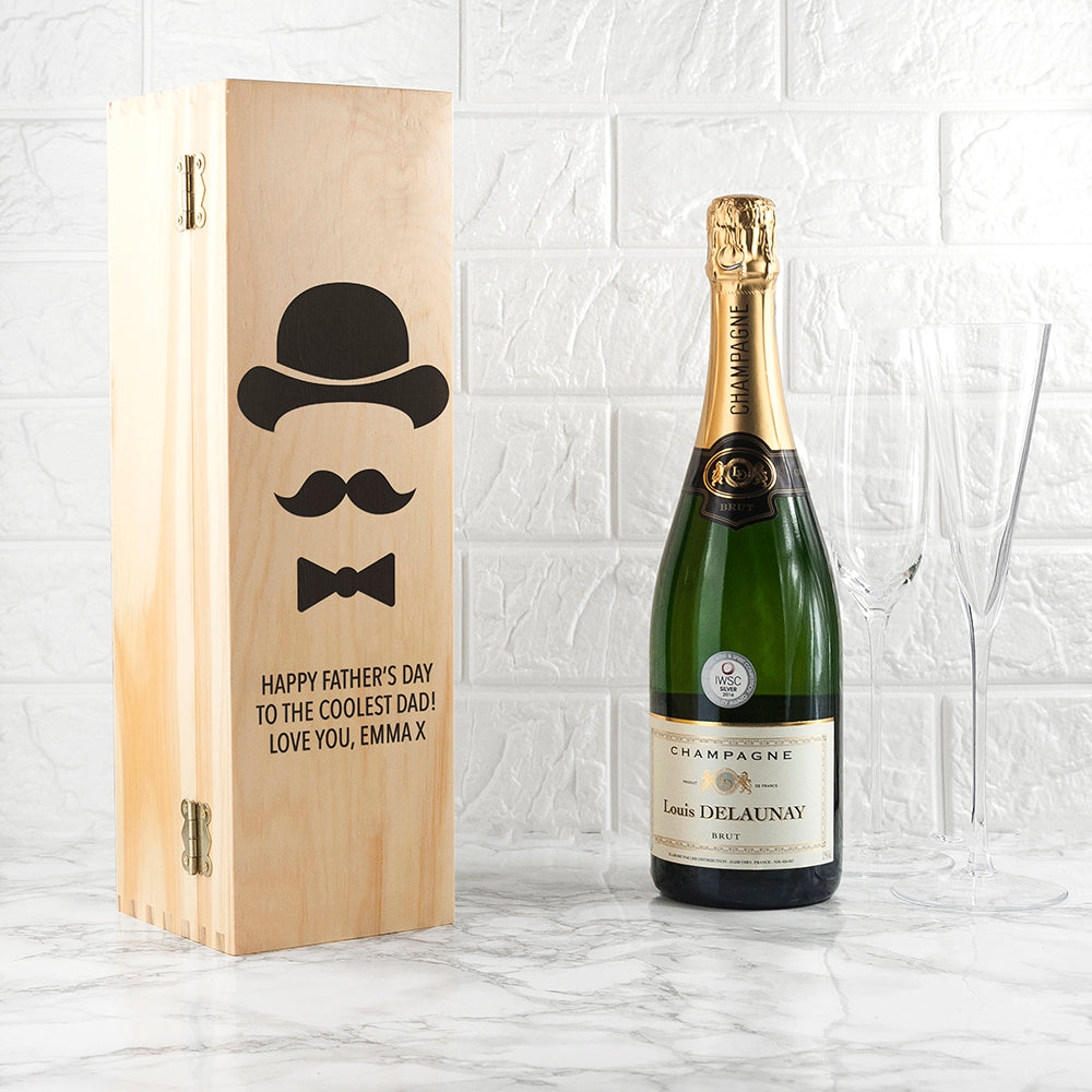 Gentleman Dad's Wine Box - treat-republic