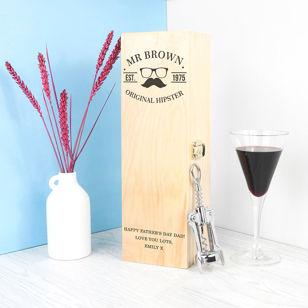 Original Hipster's Wine Box - treat-republic