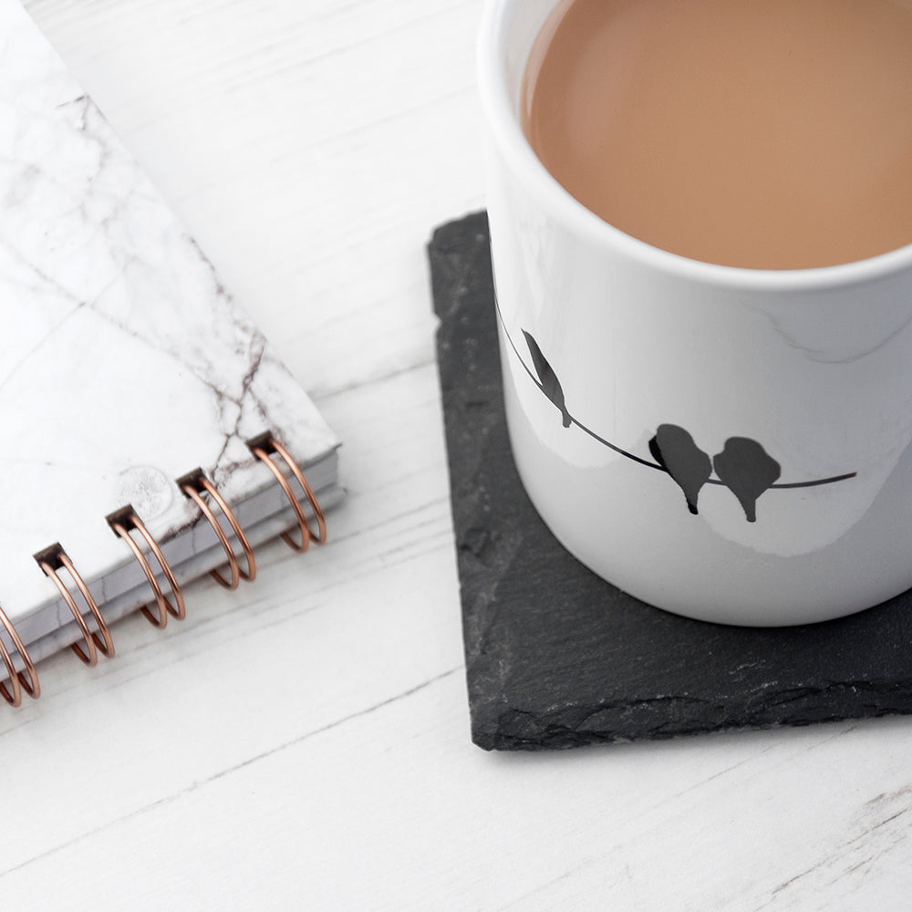 Rad New Dad Square Slate Keepsake - treat-republic