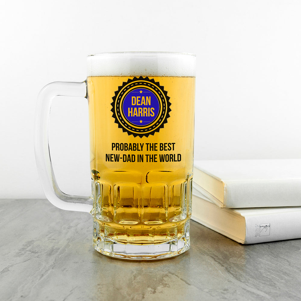 Probably The Best new Dad In The World Tankard - treat-republic