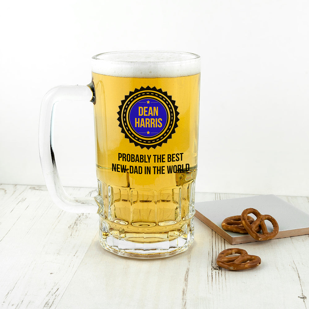 Probably The Best new Dad In The World Tankard - treat-republic