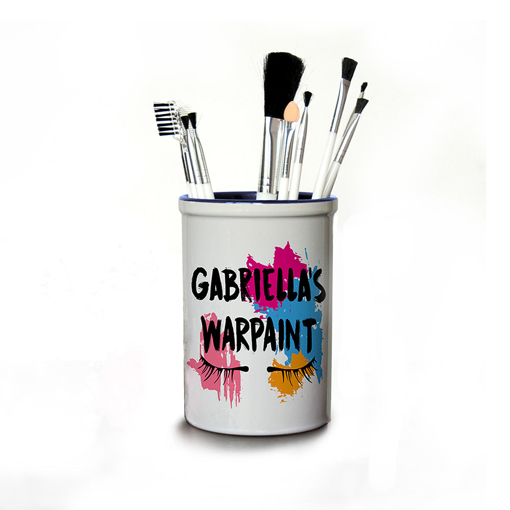 My Warpaint Personalised Make Up Make Up Brush Holder - treat-republic