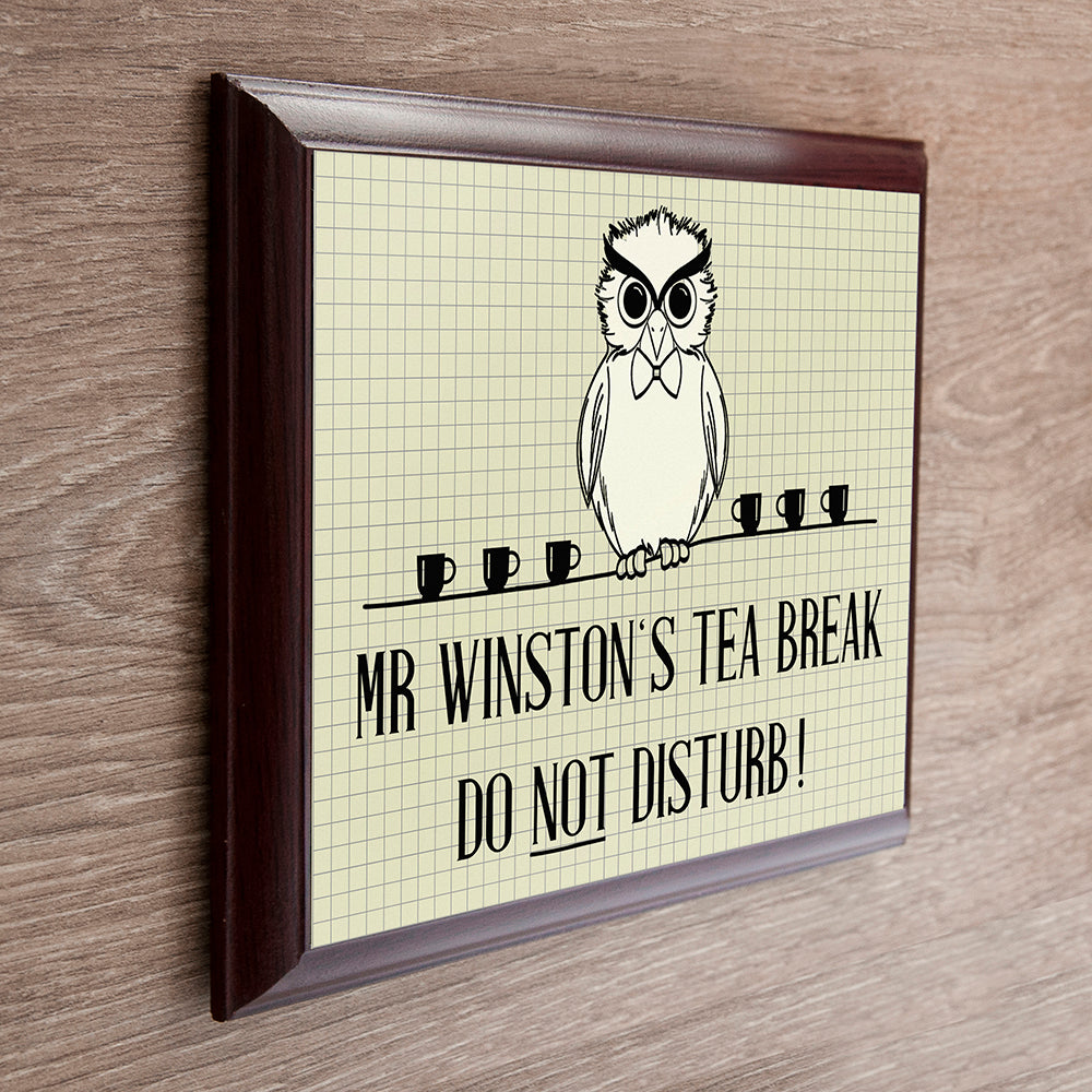 Personalised Teacher's Do Not Disturb Sign - treat-republic