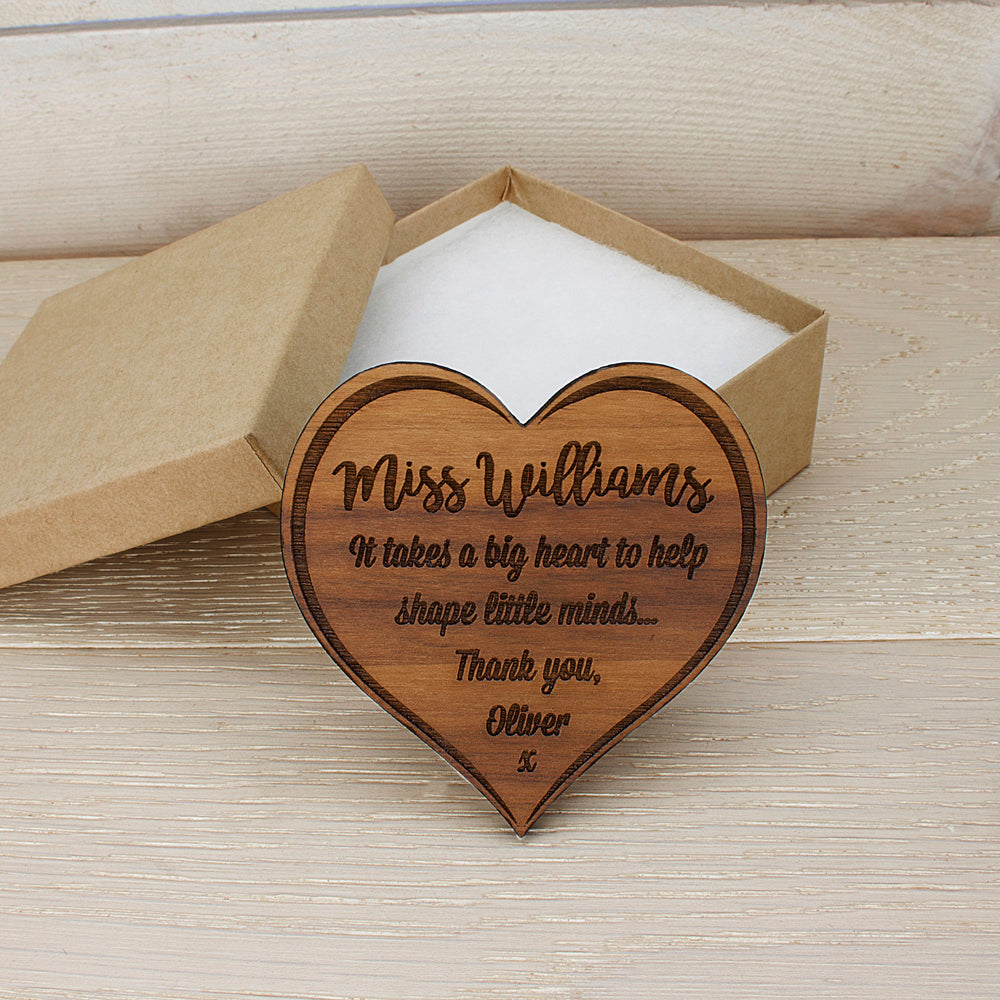 Personalised Teachers In Our Hearts Fridge Magnet - treat-republic