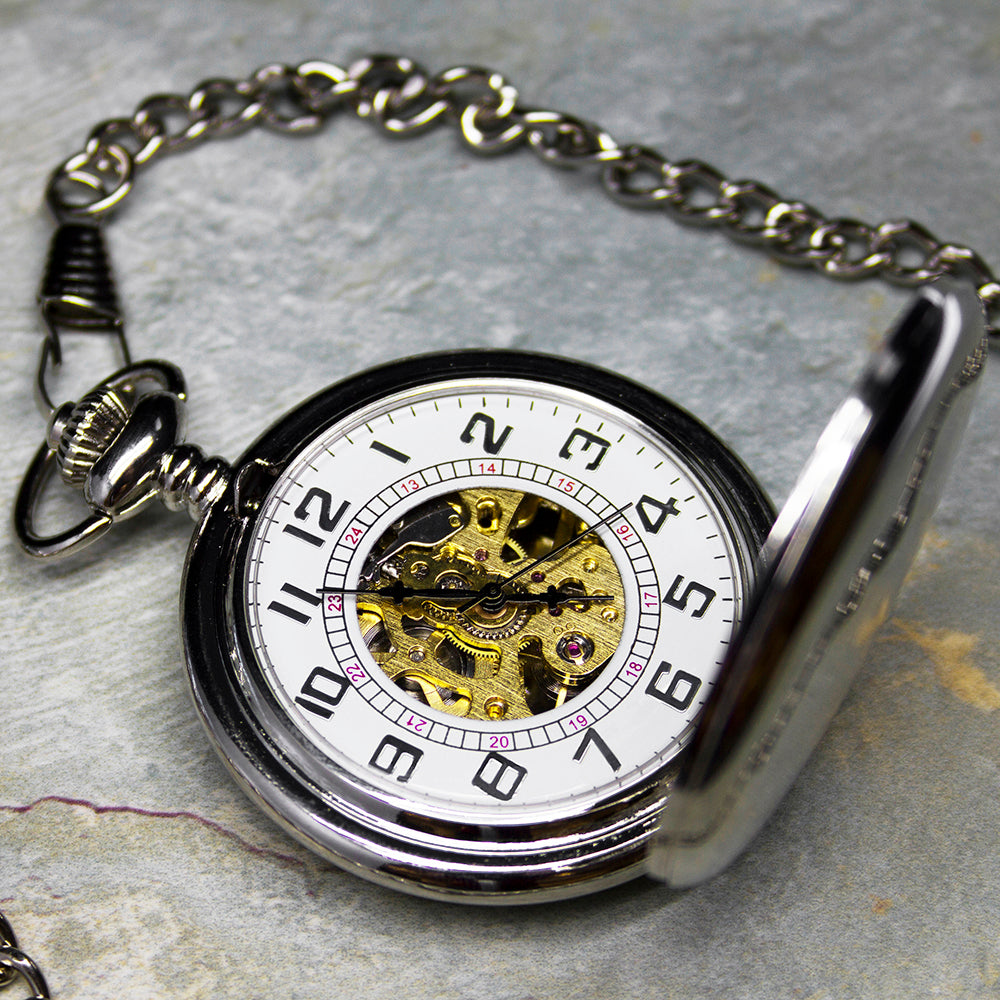 Personalised Heritage Pocket Watch - treat-republic