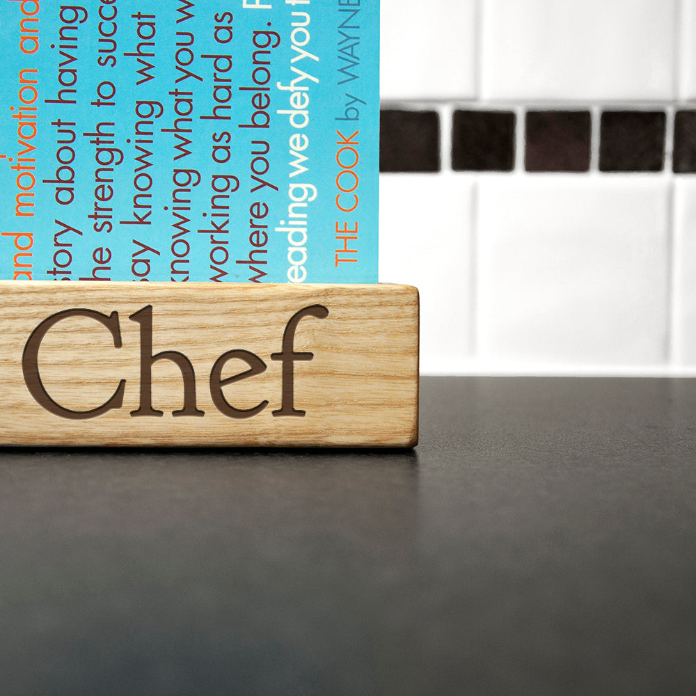 Personalised Double Kitchen Recipe Book or Tablet Holder - treat-republic