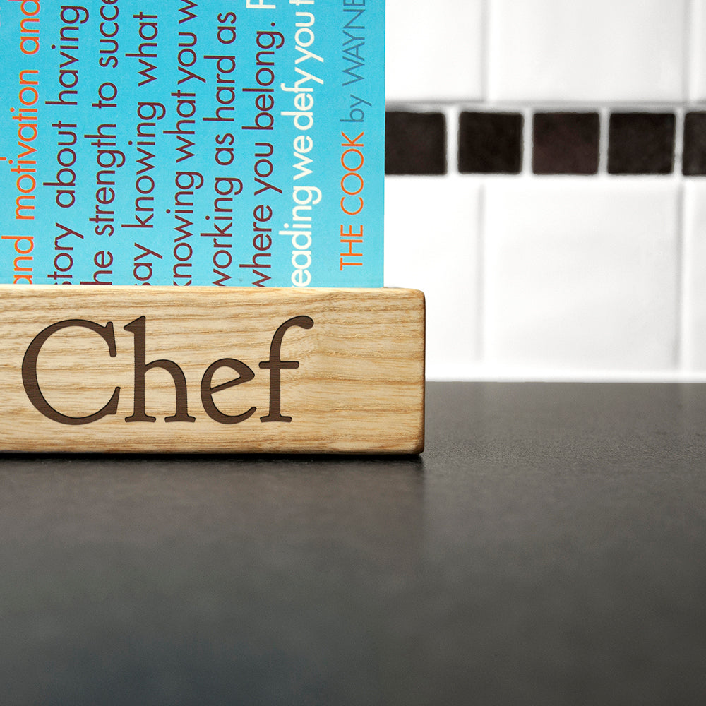 Personalised Single Kitchen Recipe Book or Tablet Holder - treat-republic