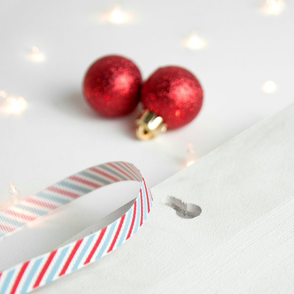 Personalised Holly Festive Christmas Mantle Decoration - treat-republic