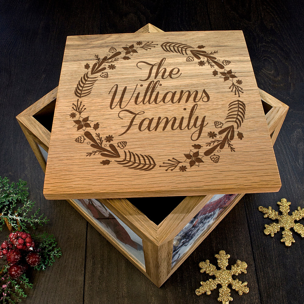 Personalised Family's Christmas Memory Box - treat-republic