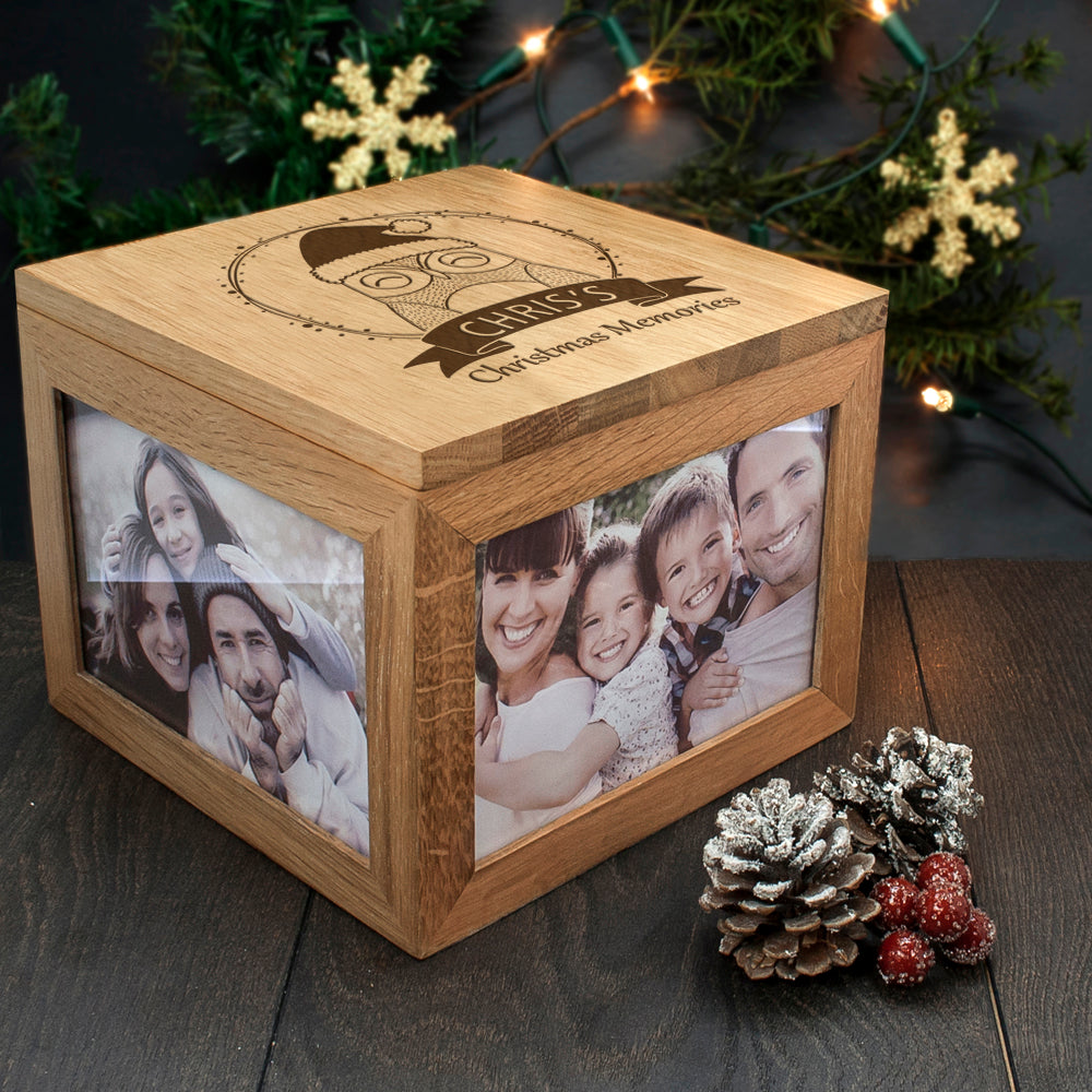 Personalised Woodland Owl Christmas Christmas Memory Box - treat-republic
