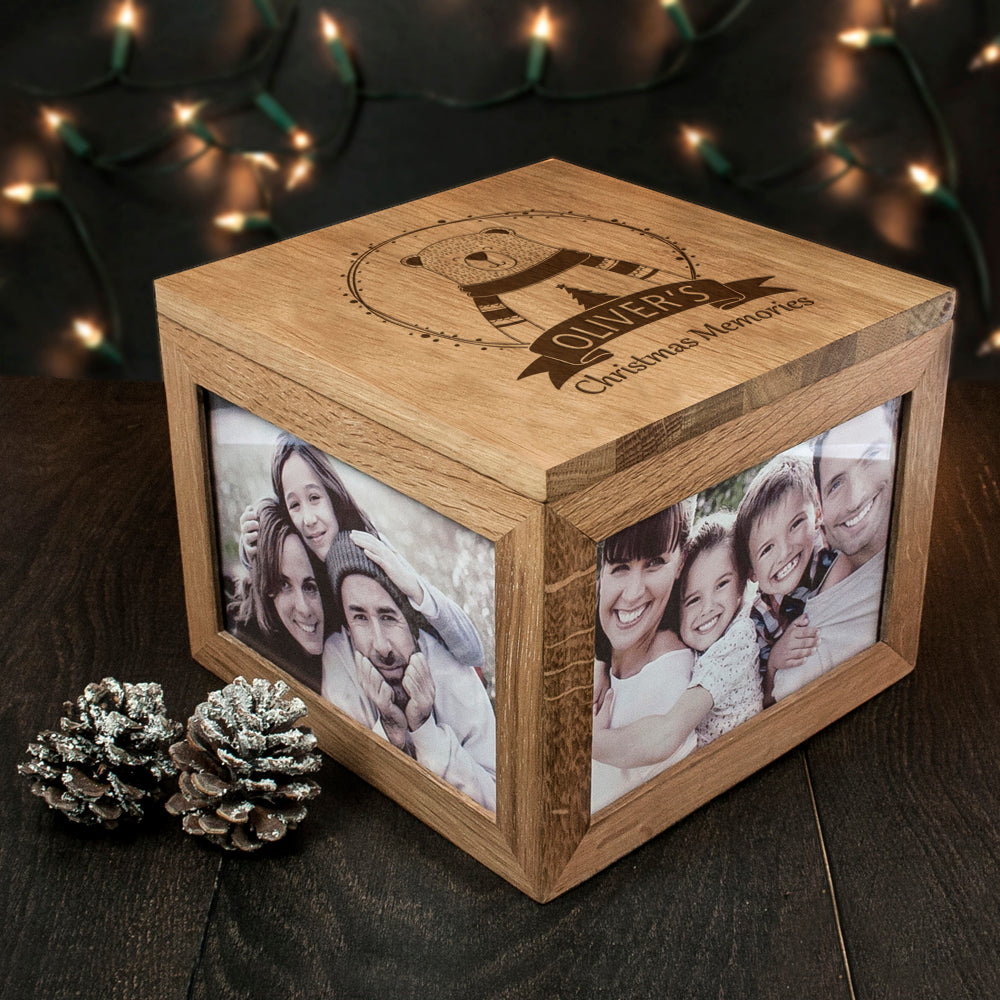 Personalised Polar Bear Christmas Memory Box - treat-republic