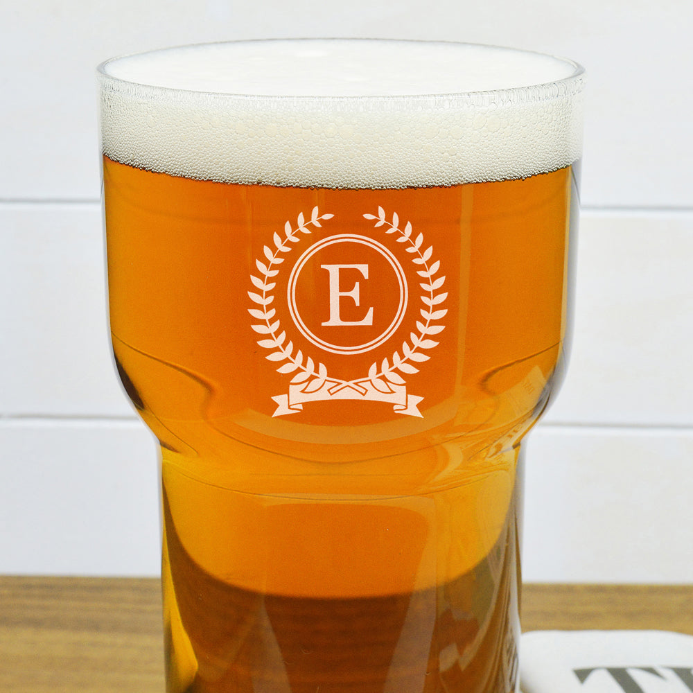 Monogrammed LSA Pint Glass - treat-republic