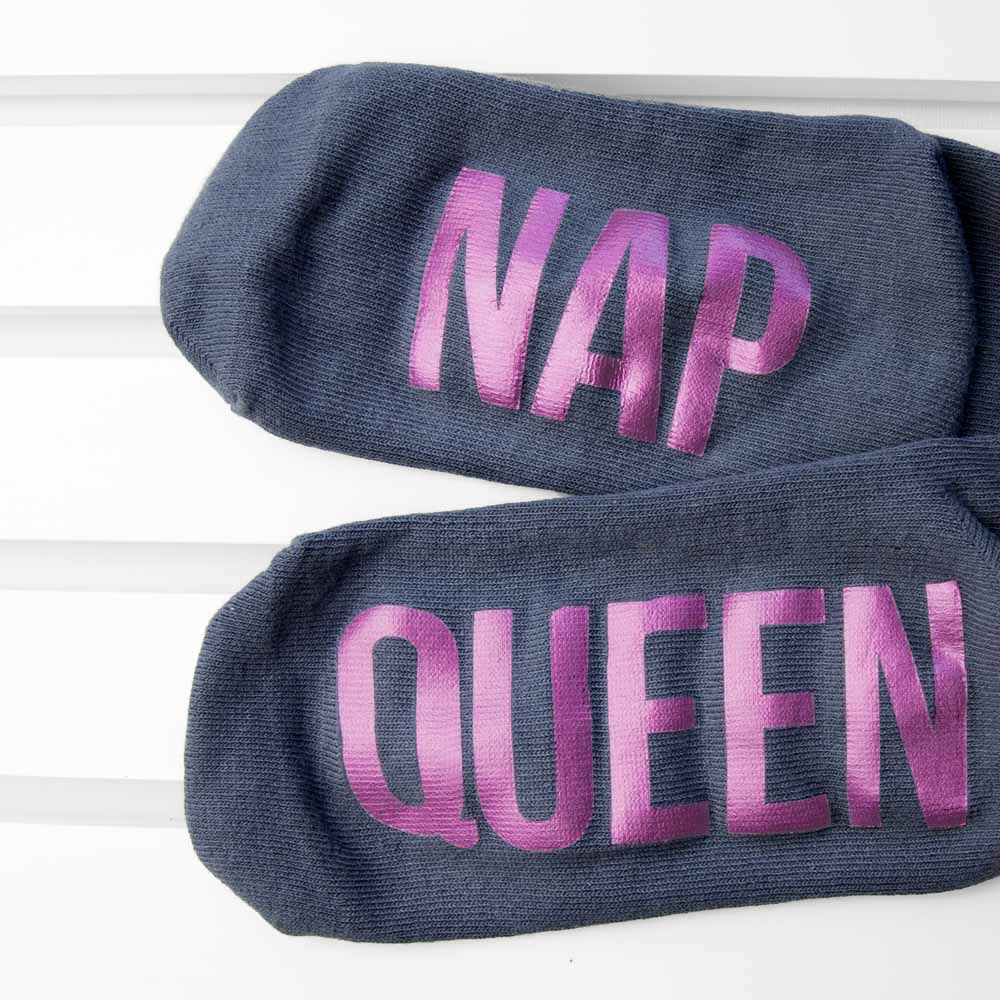 Personalised Charcoal & Hot Pink Socks - treat-republic