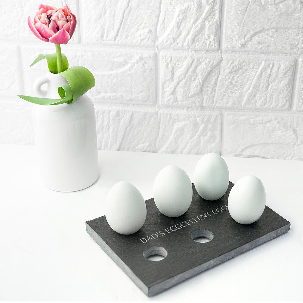 Personalised Slate Egg Holder - treat-republic