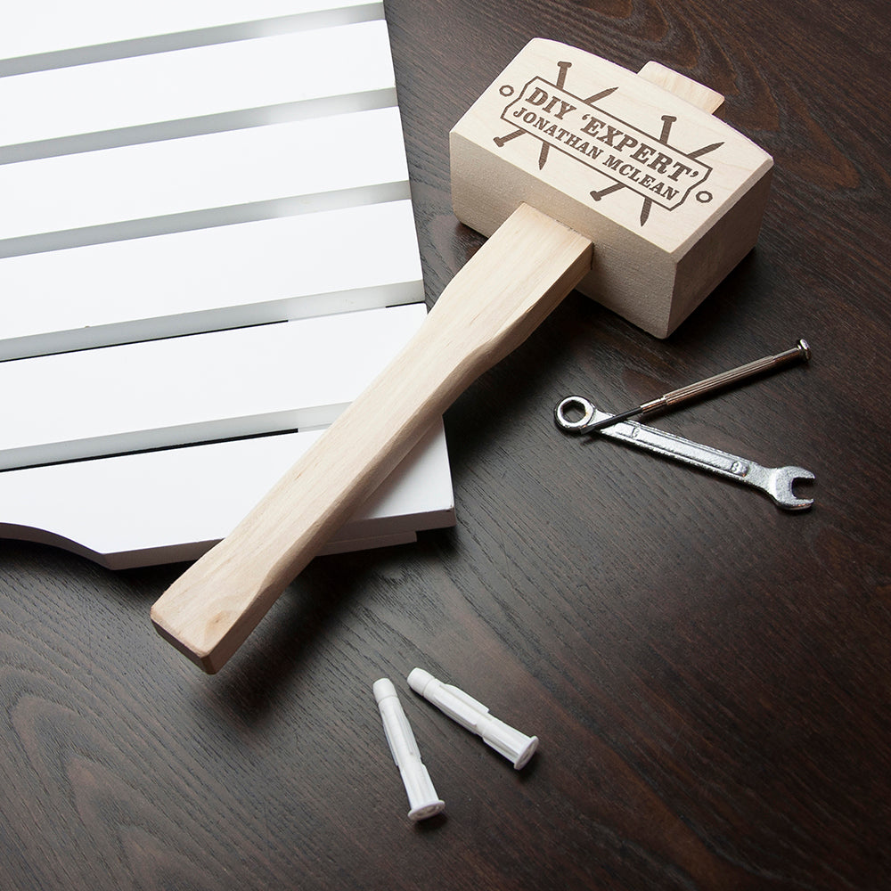 DIY 'Expert' Personalised Wooden Mallet - treat-republic