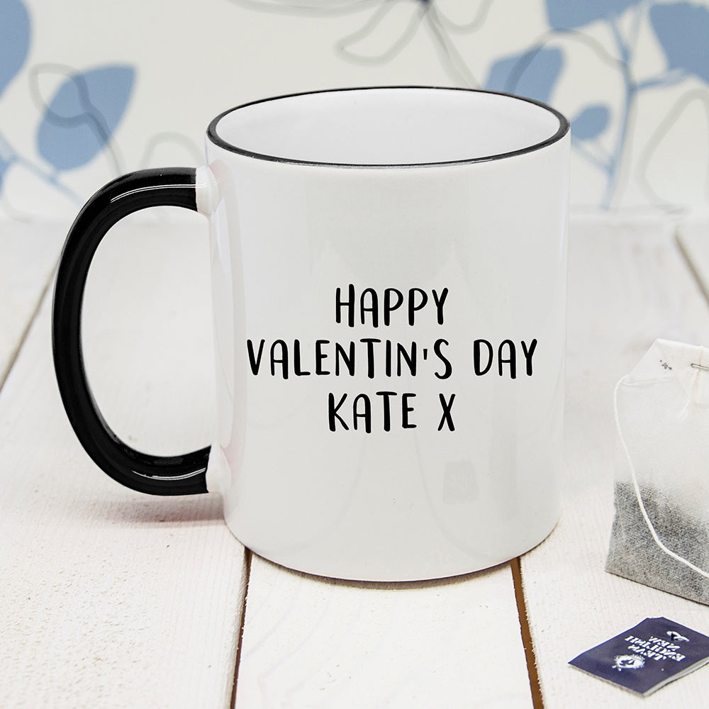 Personalised You Drive Me Bananas Black Rimmed Mug - treat-republic