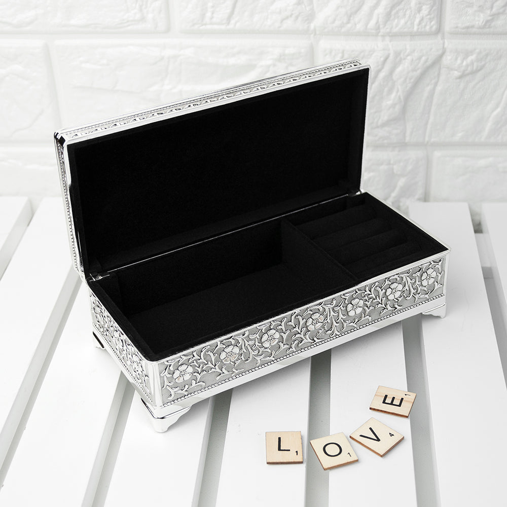 Personalised Silver Trinket Box - treat-republic