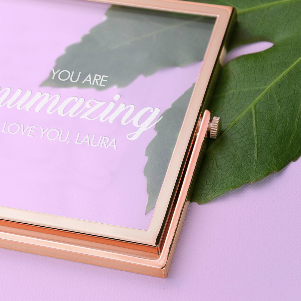 Engraved Mumazing Rose Gold Frame - treat-republic